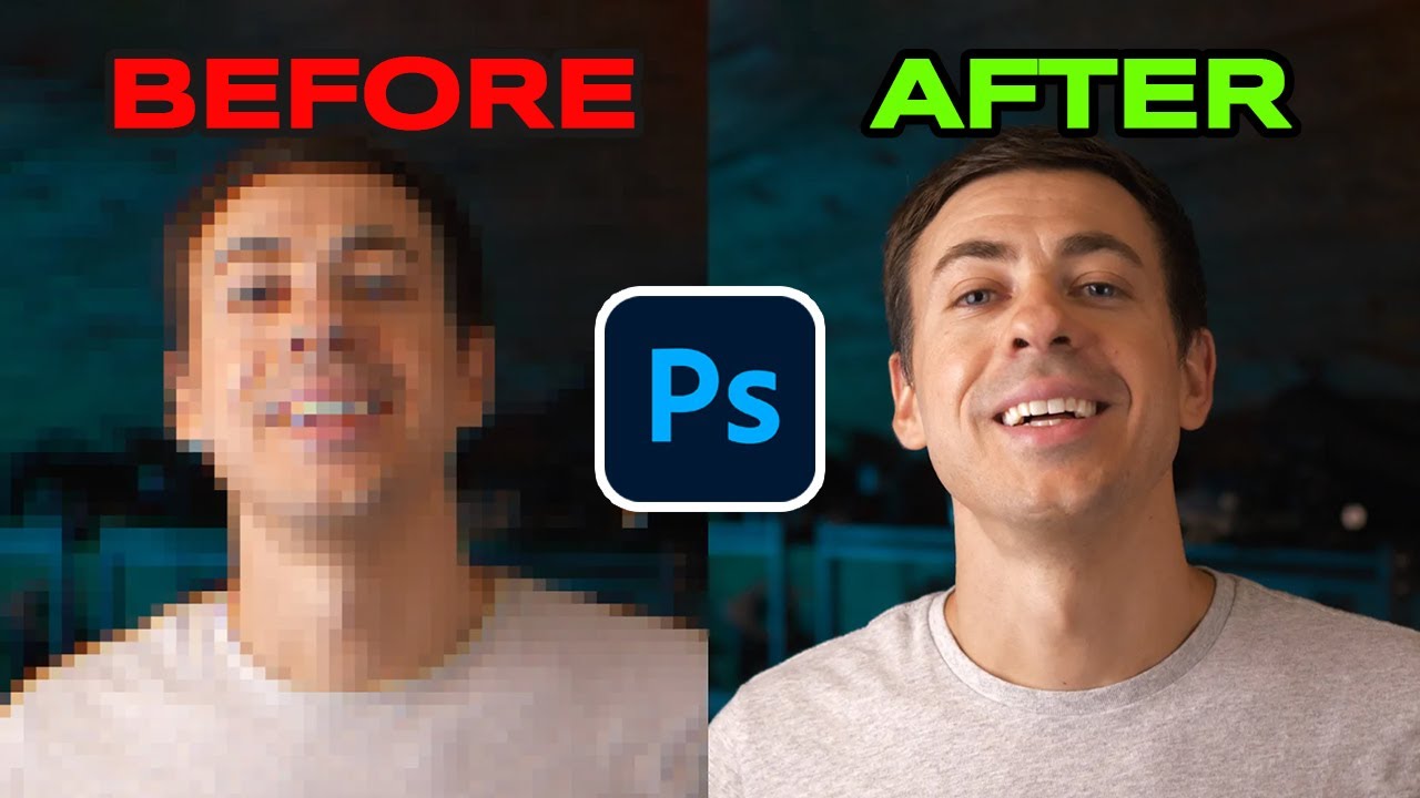 Как депикселировать изображения в Photoshop
