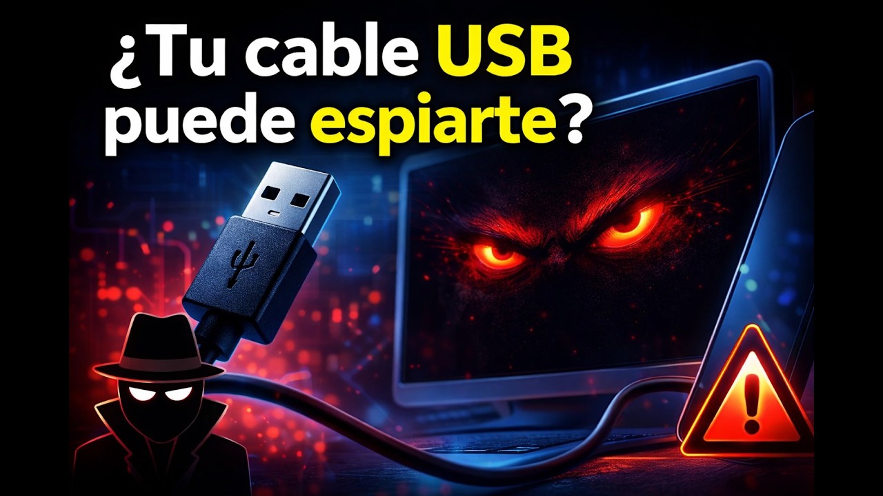 ¿Tu cable USB puede espiarte? (El peligro oculto del USB)