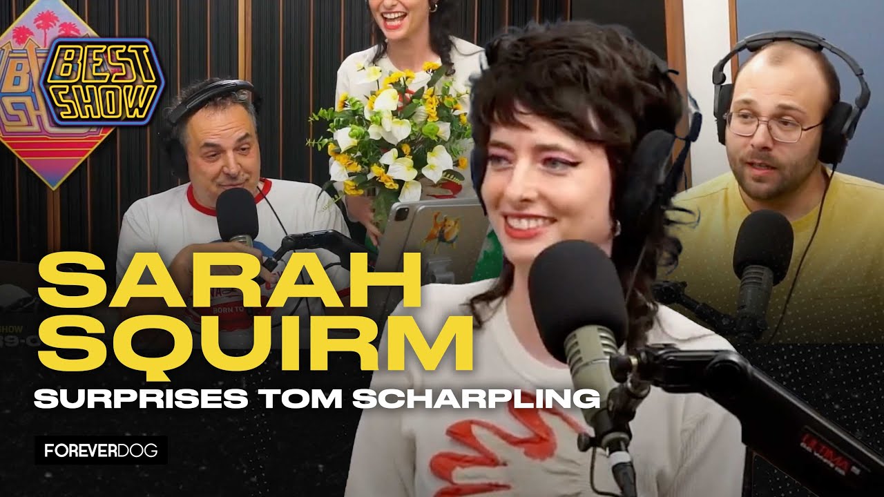 Sarah Sherman's surprise to Tom Scharpling (feat. Luke Taylor)