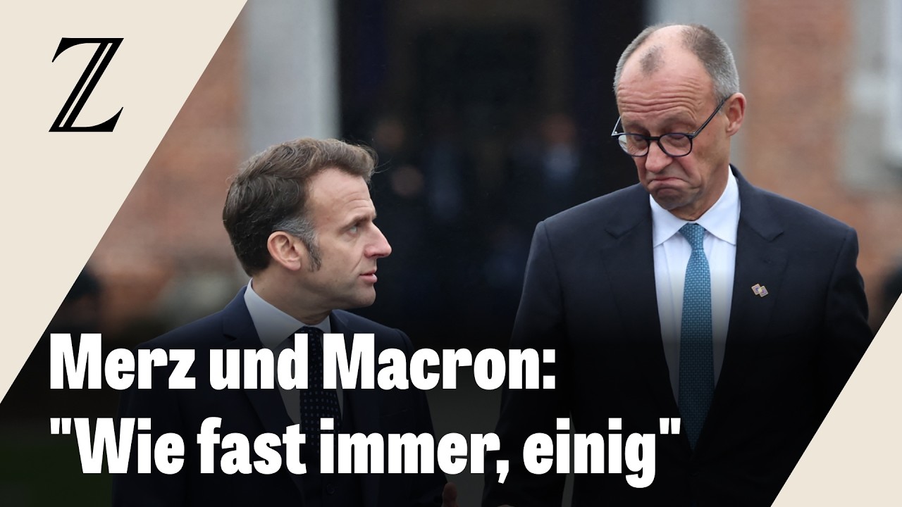 Merz und Macron demonstrieren vor EU-Treffen Einigkeit