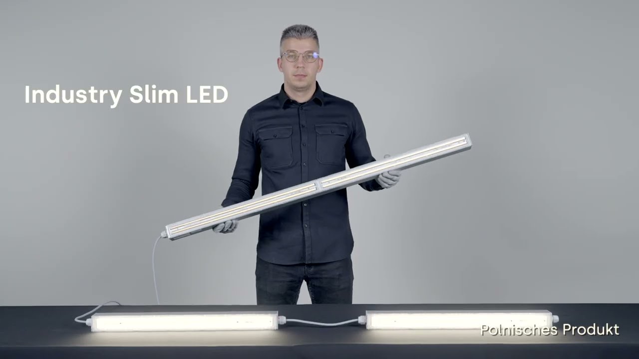 Industry Slim LED - Industriebeleuchtung IP66, polnische Leuchte mit Silikondichtung