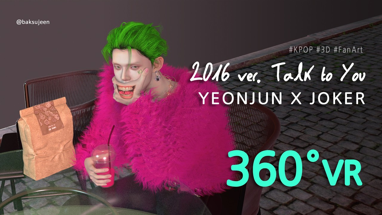 [3D FanArt] YEONJUN - Talk to You🕹️360° | VR / 4K　 #TXT #2016 #Blender