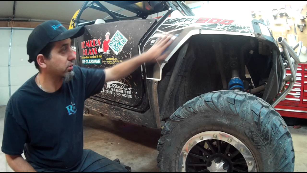 RZR 900 XP oversized tire rub