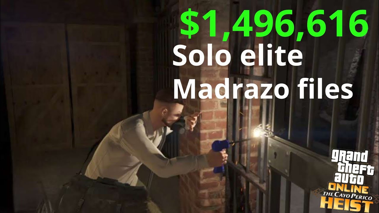 GTA online Cayo period Heist-Madrazo Files solo #gta5 #cayoperico #cayopericoheist