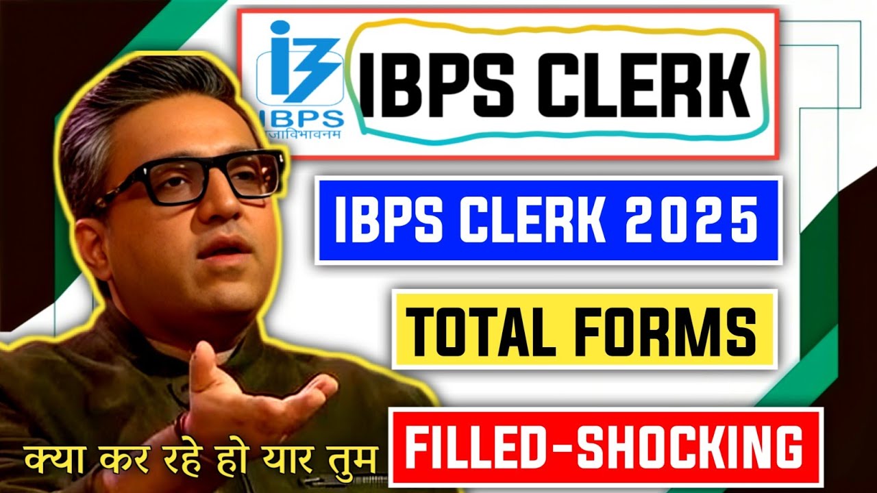 📢 IBPS Clerk 2025 Total Registrations Break All Records - Shocking 😱