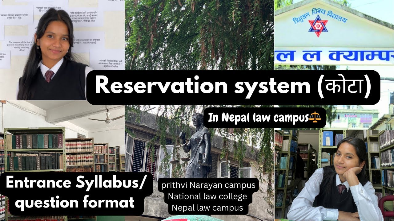 BALLB Entrance syllabus | reservation ( kota ) system |  Nepal law campus🏛️⚖️
