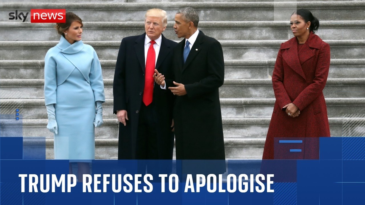 Donald Trump says he didn't make a mistake over Obamas as apes video