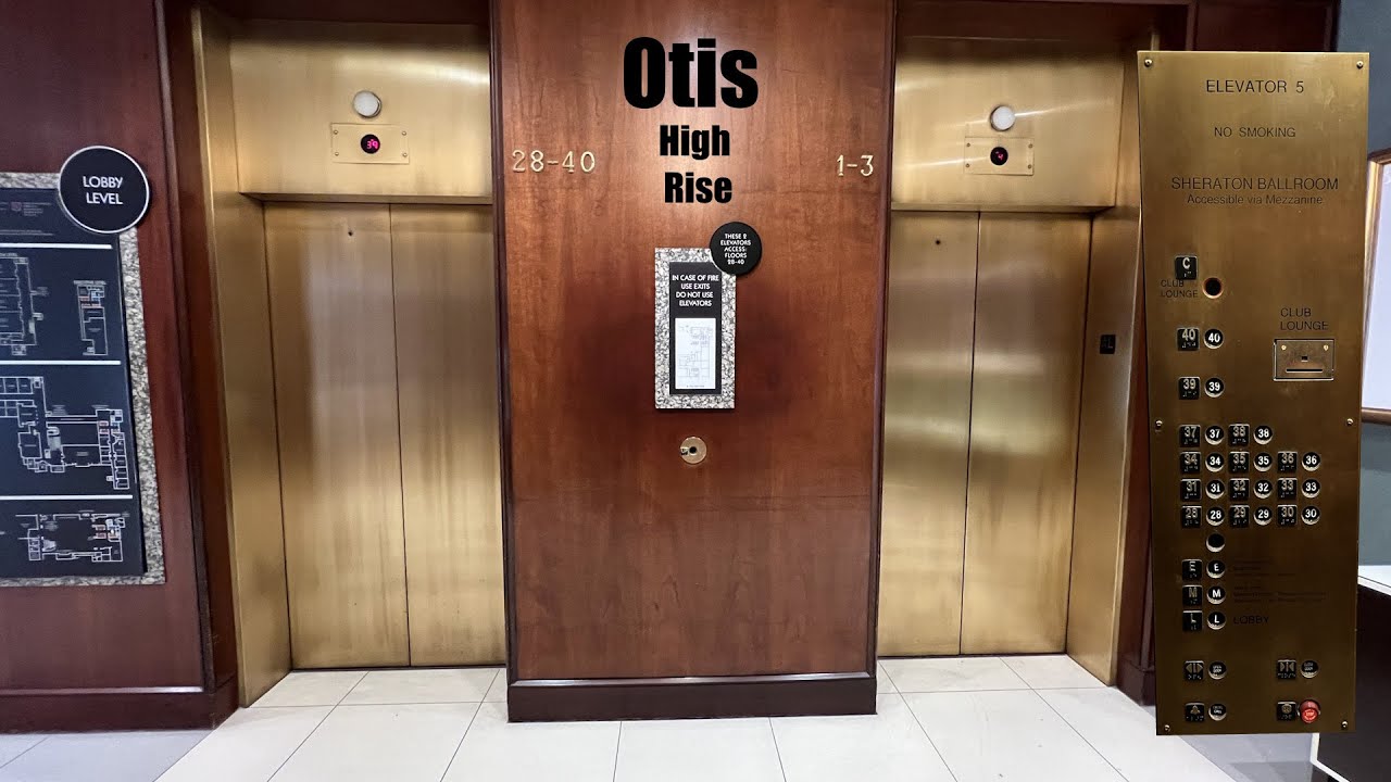 Otis High Rise Elevators at the Sheraton in Kansas City, MO