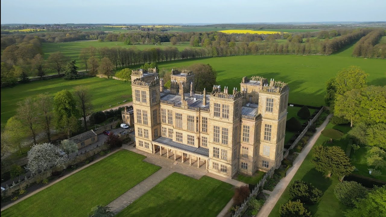 Hardwick Hall- 4K drone footage