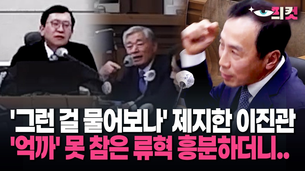 [현장영상] '그런 걸 물어보나' 제지한 이진관 '억까' 못 참은 류혁 흥분하더니..