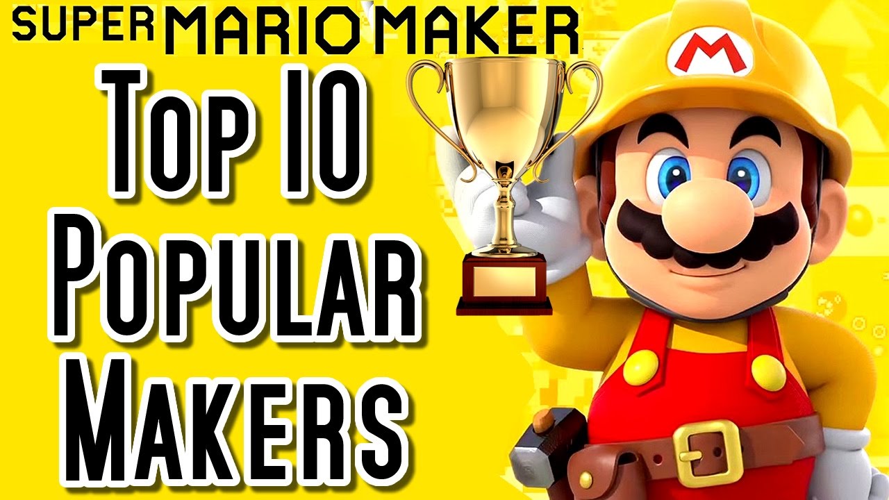Super Mario Maker Top 10 MOST POPULAR CREATOR Courses (Wii U)