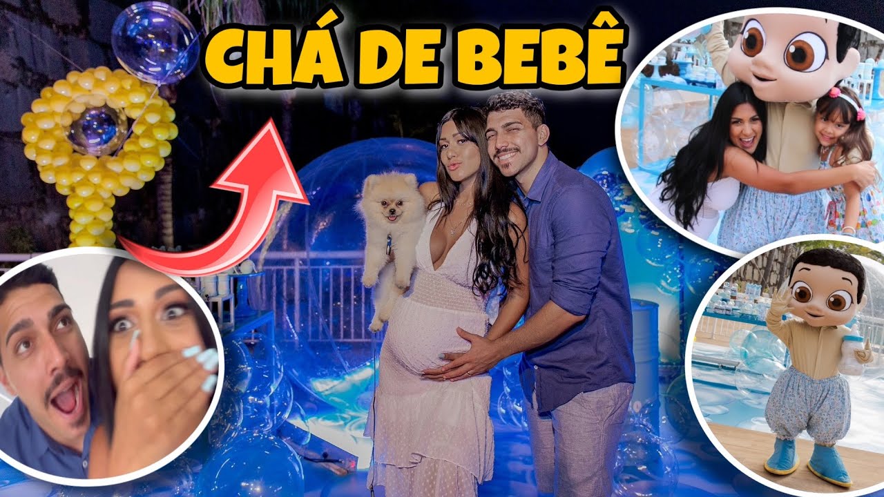 NOSSO CHÁ DE BEBÊ!! *ME SURPREENDI MUITO* 😱✨🍼
