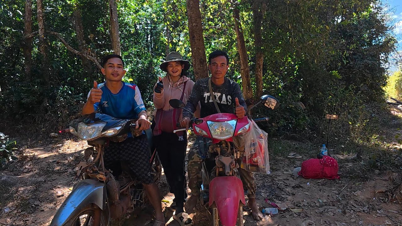เข้าป่าวันแรก พาสาวภูรดาไปเที่ยวป่า//ເຂົ້າປ່າມື້ທຳອິດ ພາສາວພູລະດາໄປທ່ຽວ Hieng บ่าวเฮียง คนหากิน