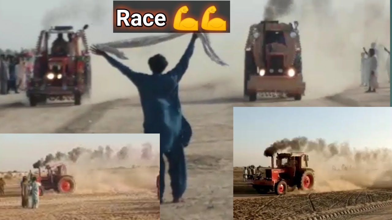 1) Belarus Tractor Race  In Sindh 2021 | Russians compete in tractor Race |Speed Competition