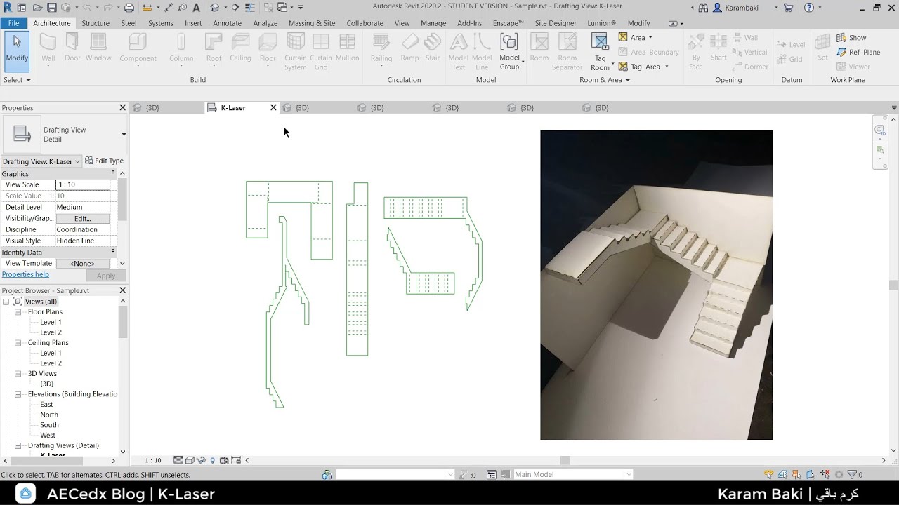 Revit Laser Cutting with Dynamo