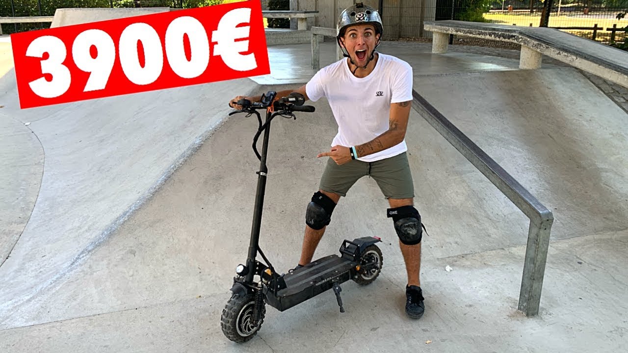 TROTTINETTE ÉLECTRIQUE À 3900€ VS SKATEPARK !