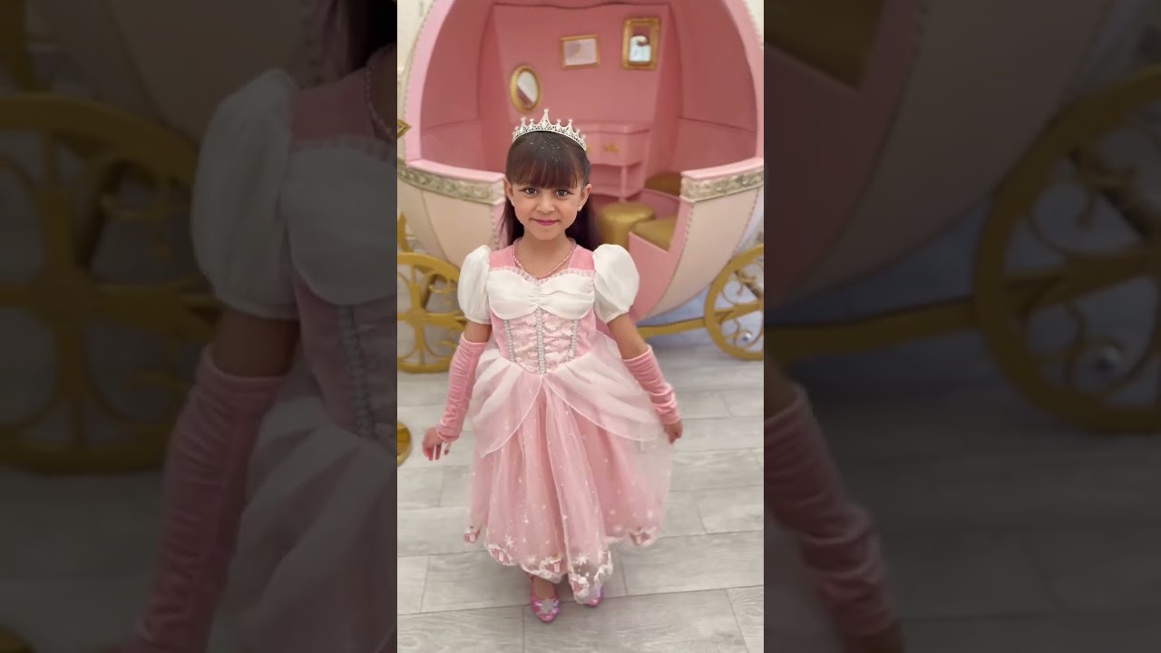 عشنا يوم كامل زي الأميرات 👸🏻 👗 💅🏻 #ترف_العبيدي #مسك_العبيدي #trending #princess 