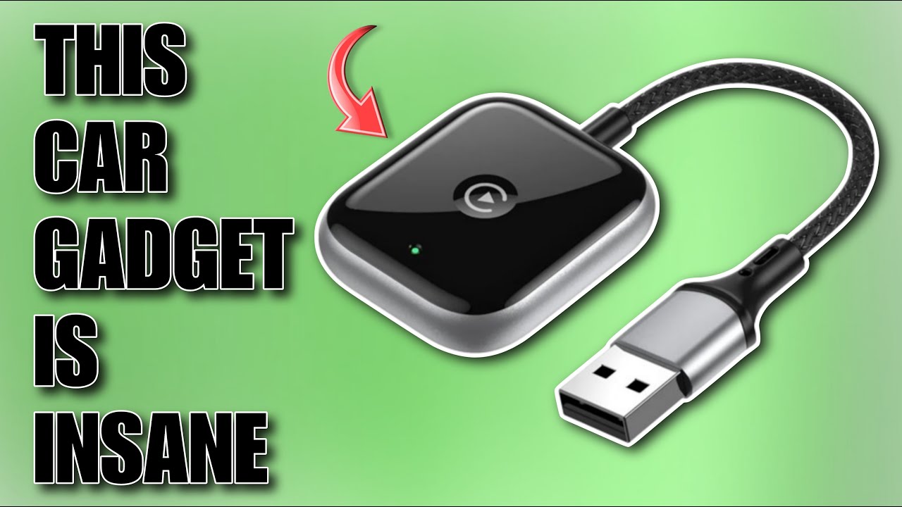 This car gadget will help you a lot I JDG Wireless CarPlay Adapter I Gadgets World