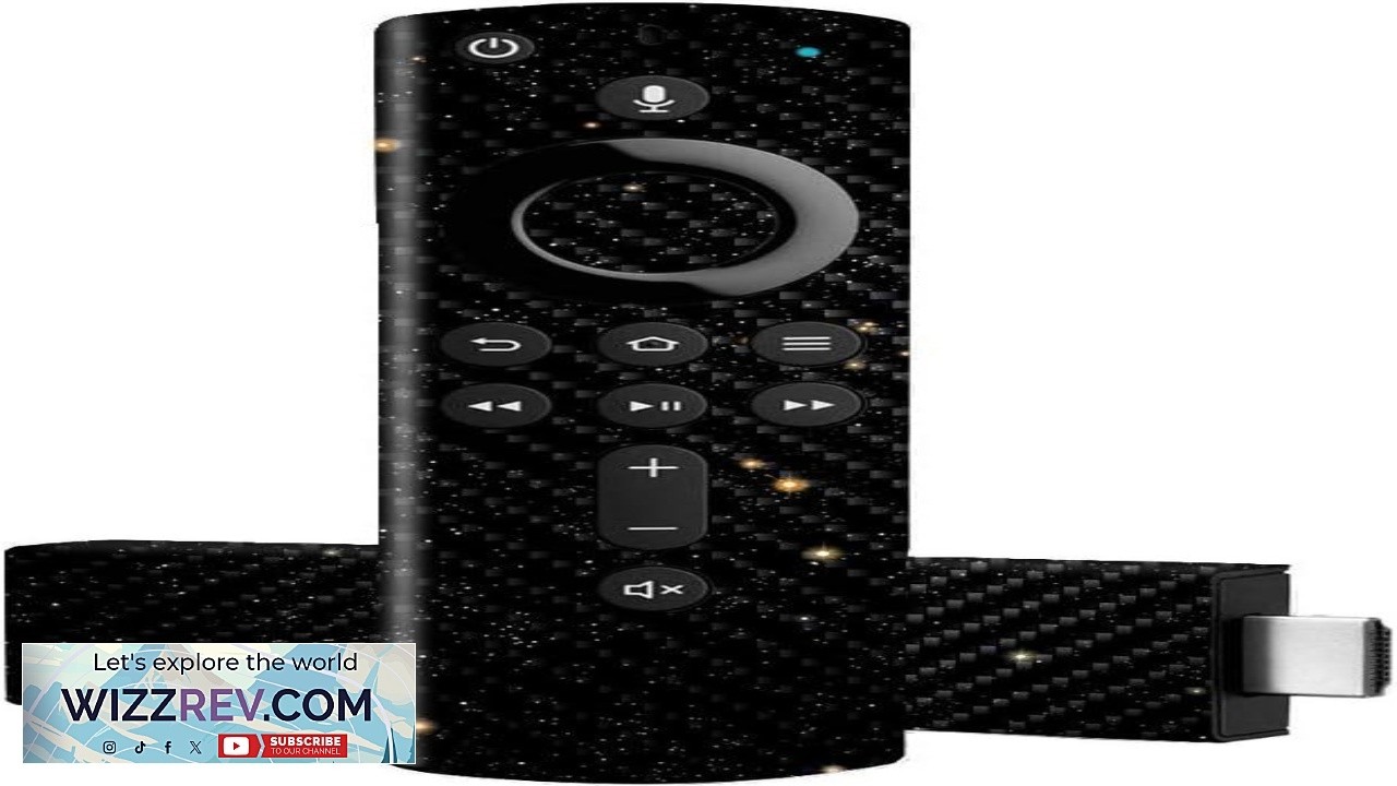 MightySkins Carbon Fiber Skin for Amazon Fire TV Stick 4K Deep