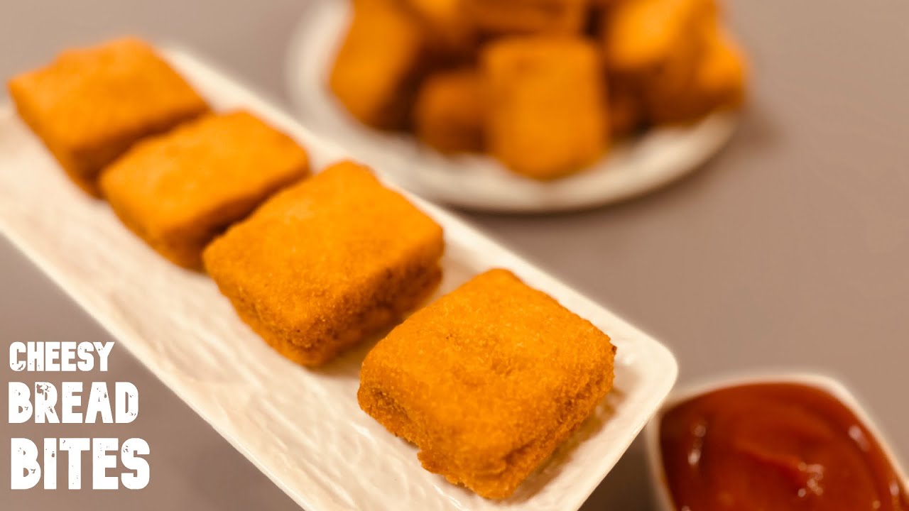ബ്രെഡ് സാൻവിച്ച് ബൈറ്റ്സ് | Cheesy bread bites|Bread Sandwich bites | Evening snacks|നാലു മണി പലഹാരം
