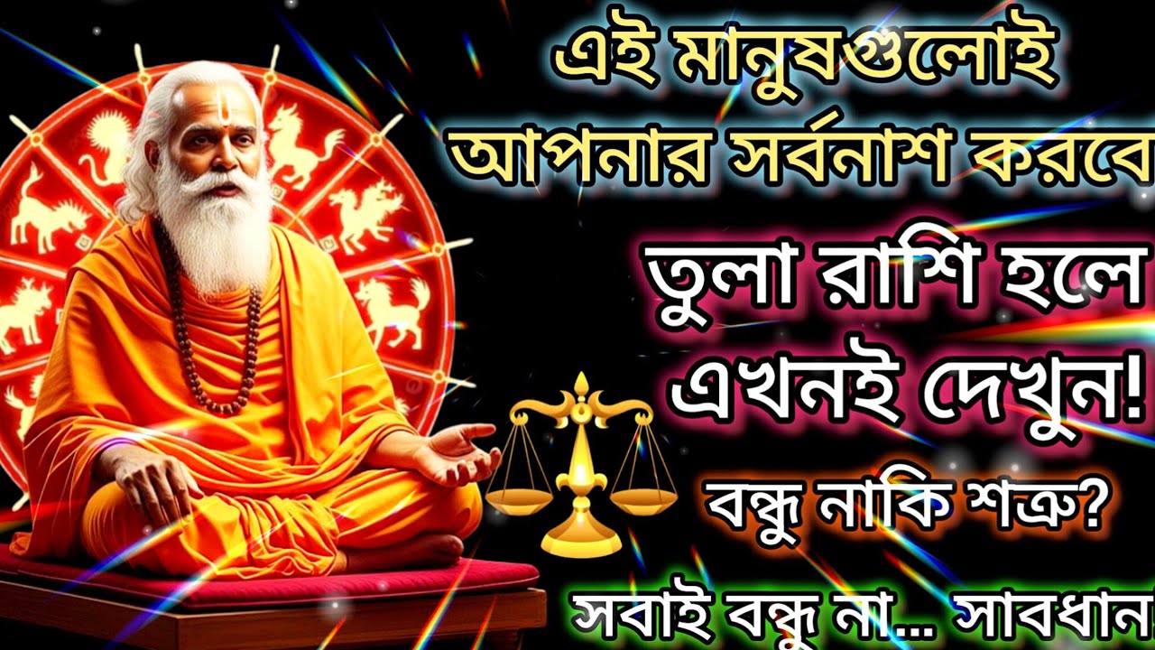 তুলা রাশির গোপন শত্রু! এই মানুষগুলোর থেকে এখনই সাবধান না হলে বড় ক্ষতি!