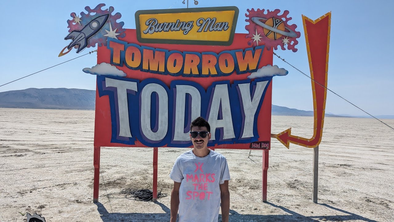 BURNING MAN WITH GRAMMIE 25
