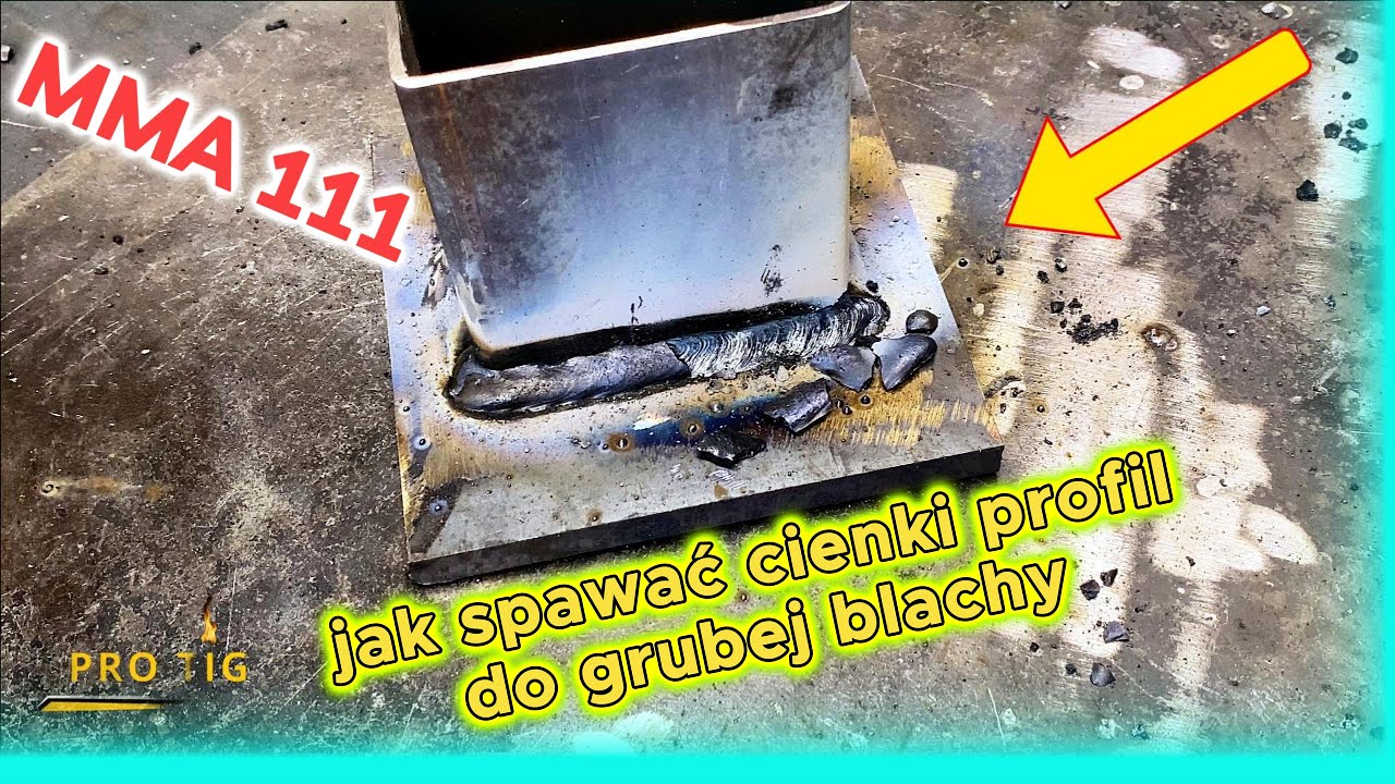 JAK TO pospawać elektrodą ? spoina pachwinowa elektrodą mma 111 elektrody rutylowe 60.13