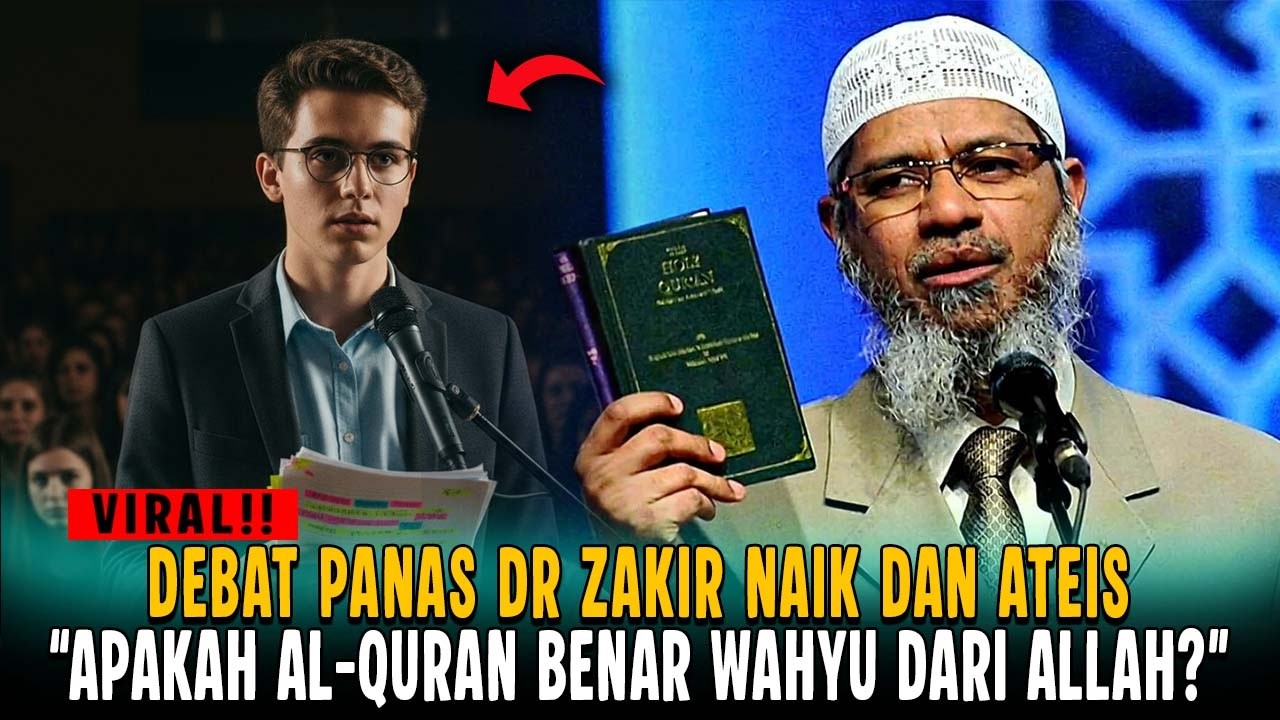 DEBAT PANAS‼️ DR. ZAKIR NAIK JAWAB: APAKAH AL-QURAN BENAR WAHYU TUHAN?
