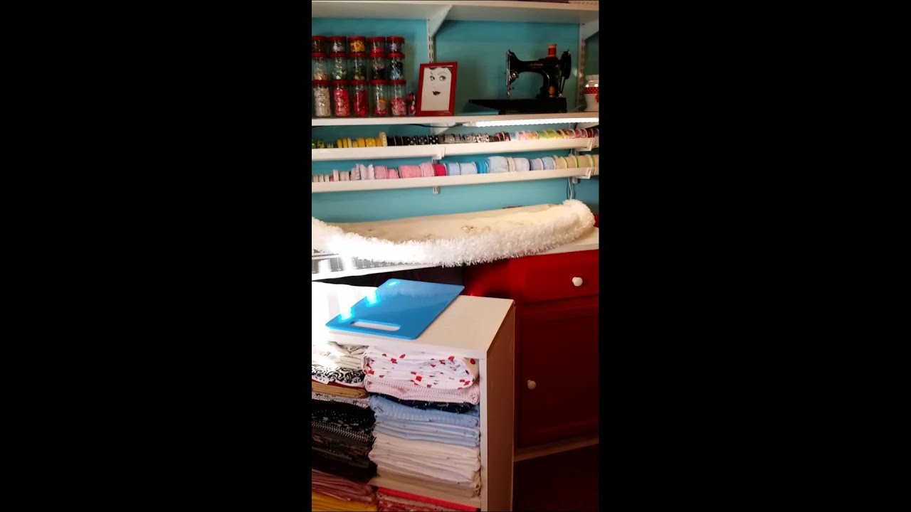 I Love Lucy inspired Sewing Room!