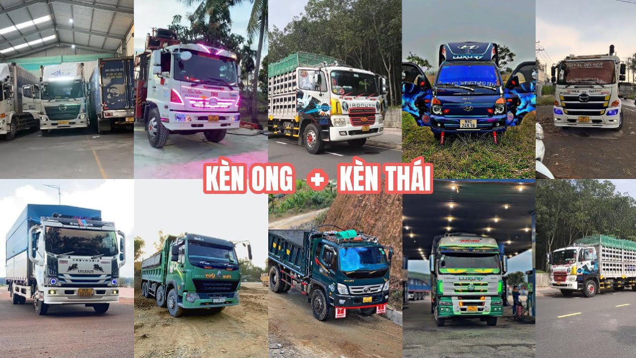 Xe Tải Bóp Kèn Ong Vàng Kèn Thái Cực Cháy