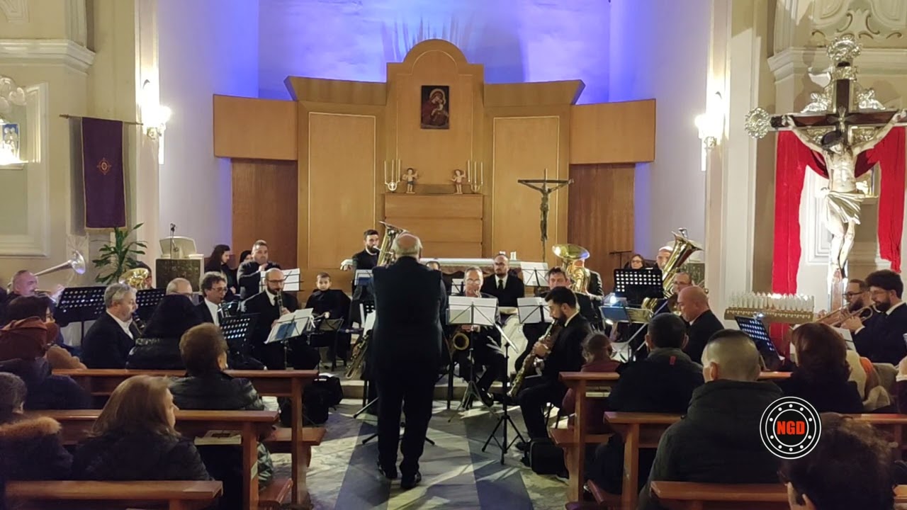 Marcia Funebre Pianto Banda Di Noicattaro 17/2/24 Noicattaro Concerto Verso La Pasqua