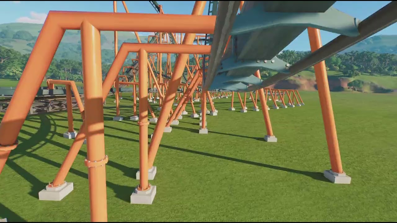 130 FT B&M Invert Coaster Model