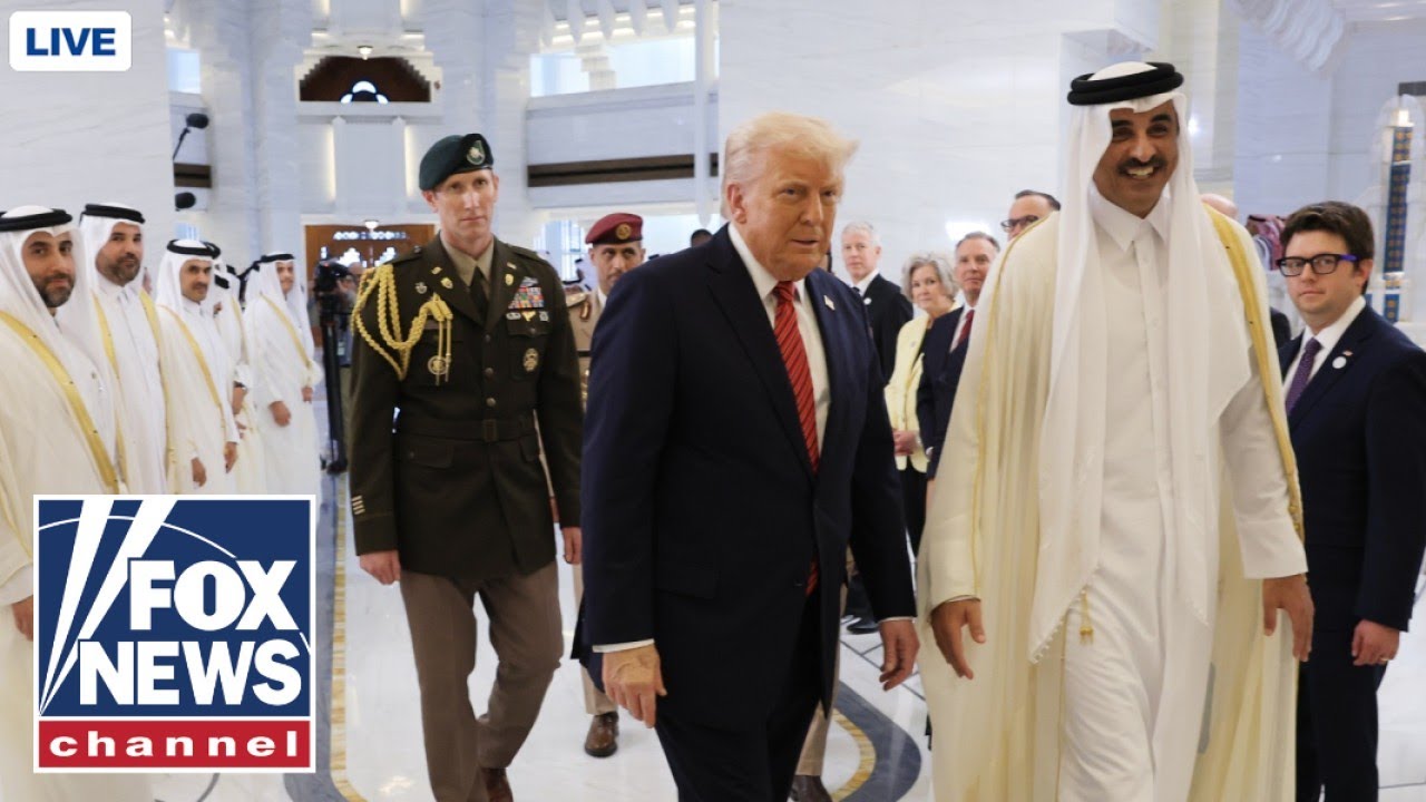 WATCH LIVE: Trump speaks at Qatar's royal court
