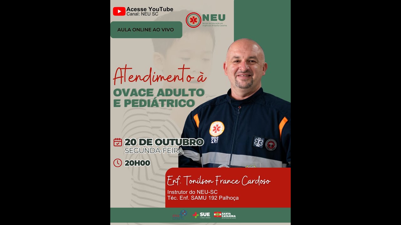 WEB AULA: Atendimento à OVACE adulto e pediátrico