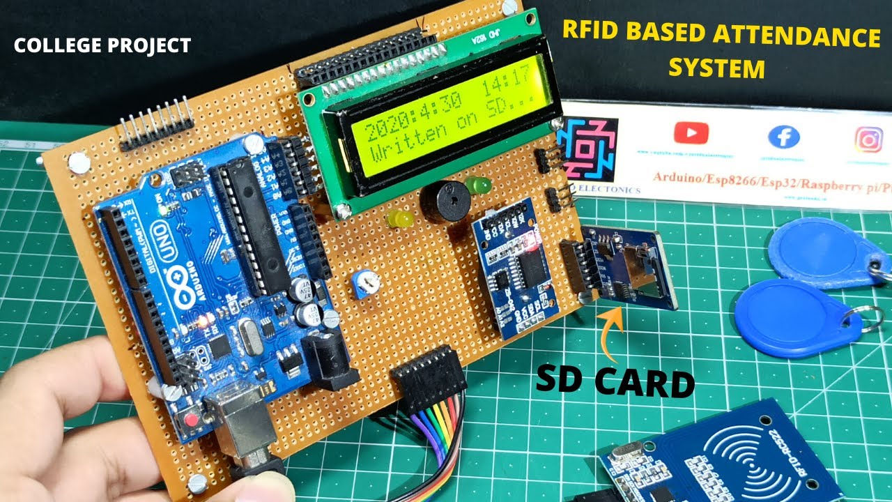 Arduino and RFID Based Attendance System with Data Logger | Smart Attendance System