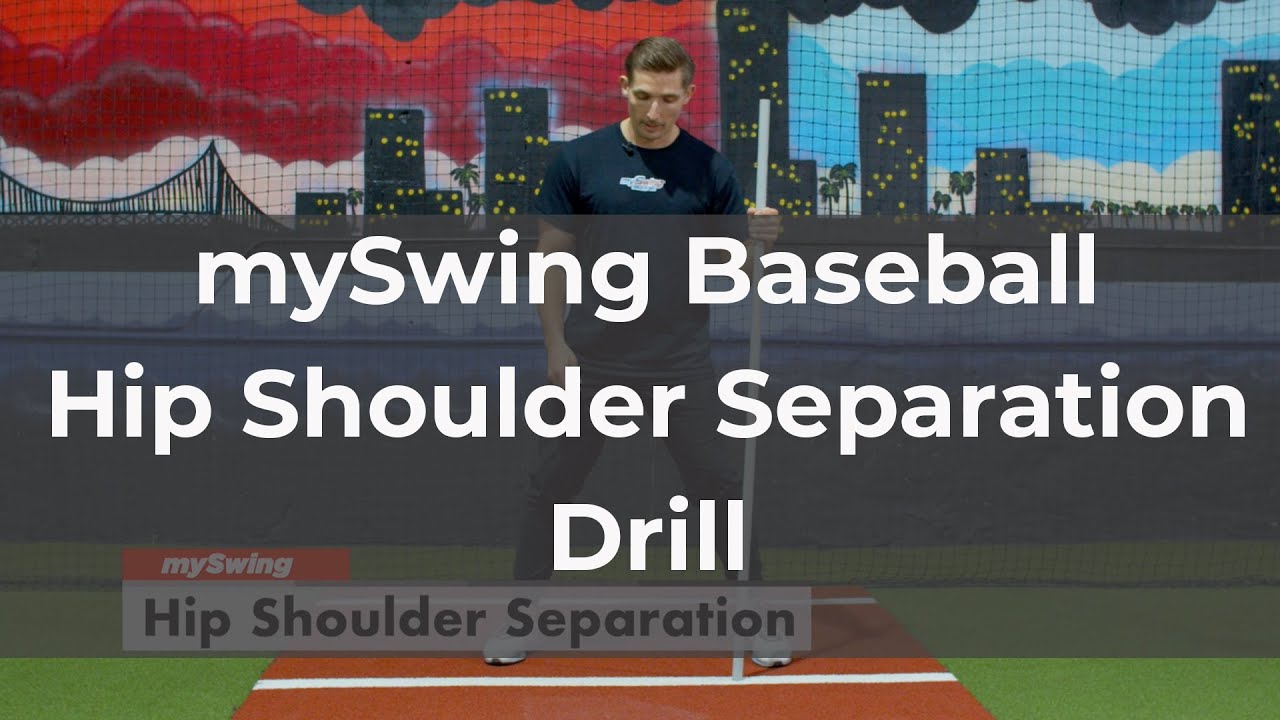 mySwing Baseball | Hip Shoulder Separation Drill