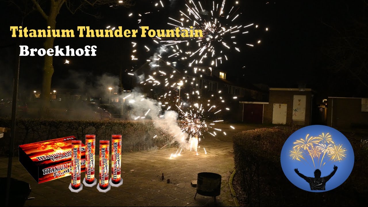 💥 Titanium Thunder Fountain | Crackling Fountain
