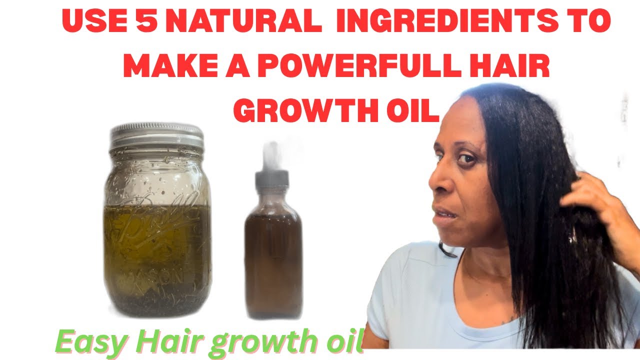 🛑🛑Get long, thick hair with simple ingredients ‼️