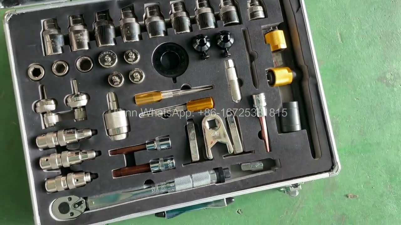NANTAI NO.060-2 NO.1101 38PCS Common Rail Diesel Injector Repair Assembly Tools Common Rail Tools