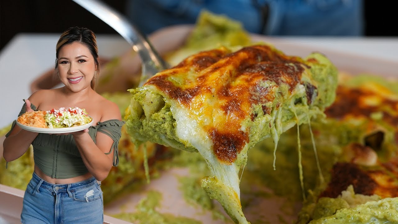 Making ENCHILADAS SUIZAS Doesn&rsquo;t Get ANY Easier Than This!!!!