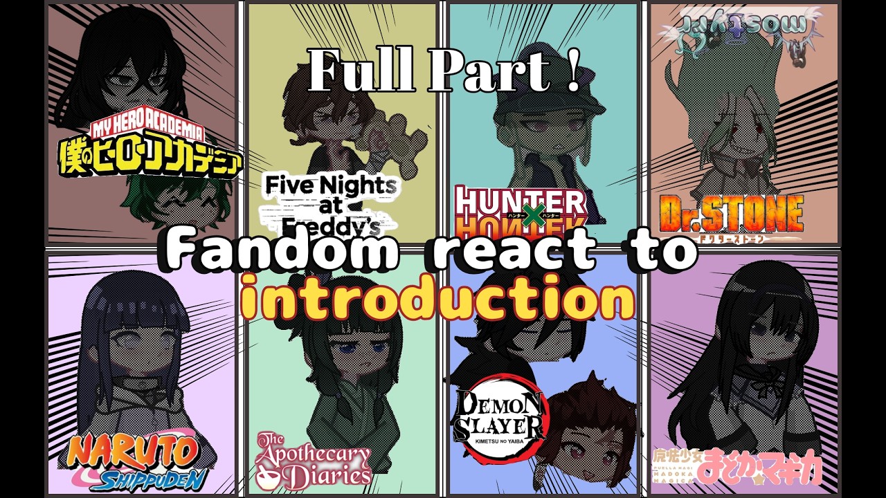 Fandom react to each others full part !! | Introduction |