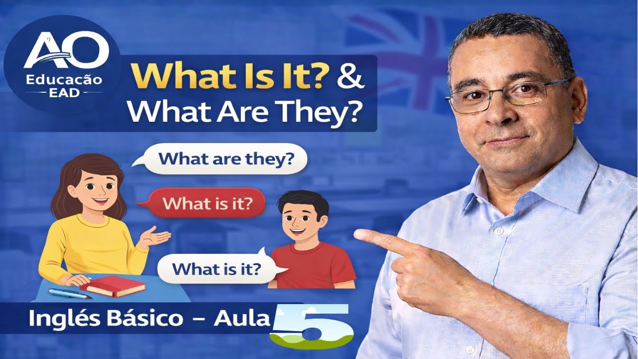 What Is It? What Are They? |  Aprenda Inglês do Zero |  Aula 05 (Nível Básico)