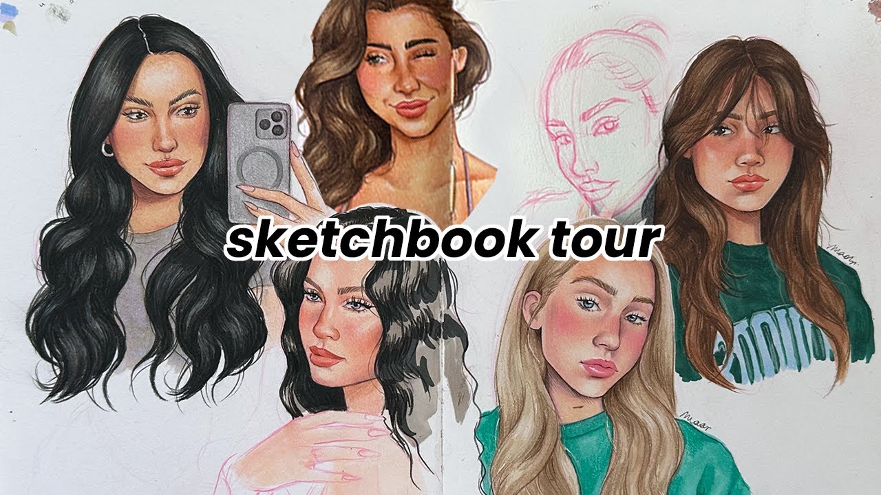 sketchbook tour (after 2 years) 😳