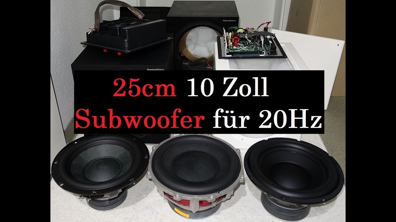 Bowers & Wilkins B&W ASW610XP vs. B&W ASW610 vs. Elac Sub 2030