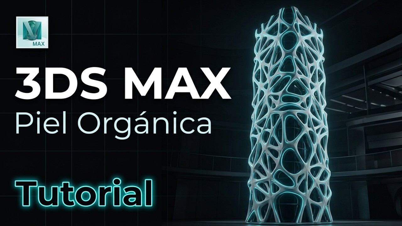 3ds max - Piel Orgánica para Torre / #3dsmax #3dsmaxtutorial #3dsmaxmodeling #3dsmaxvray #vray