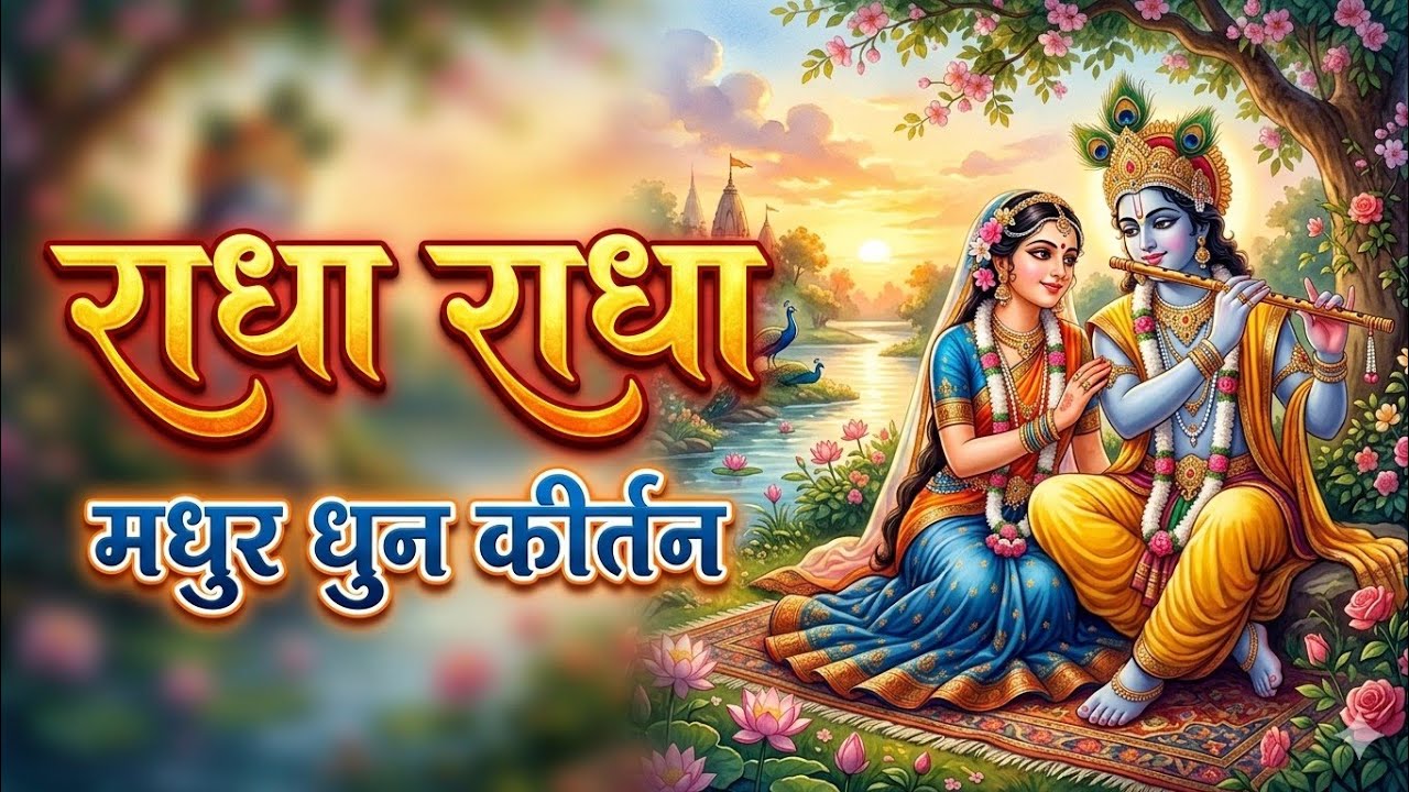 #live111 सुरीला राधा नाम संकीर्तन | शांति और आनंद के लिए | Radha Naam Kirtan Live Today