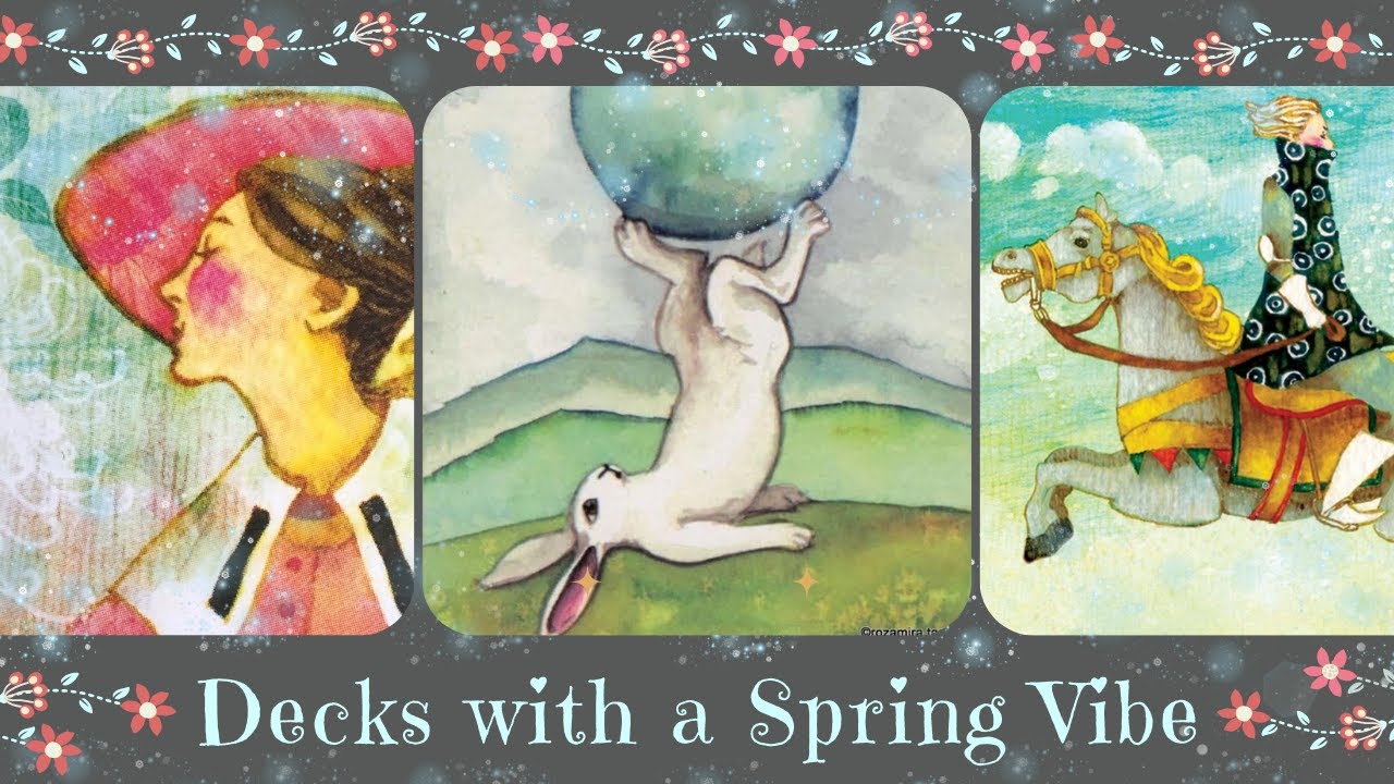 Tarot & Oracle Decks with a Spring Vibe! 💚🩷🌷