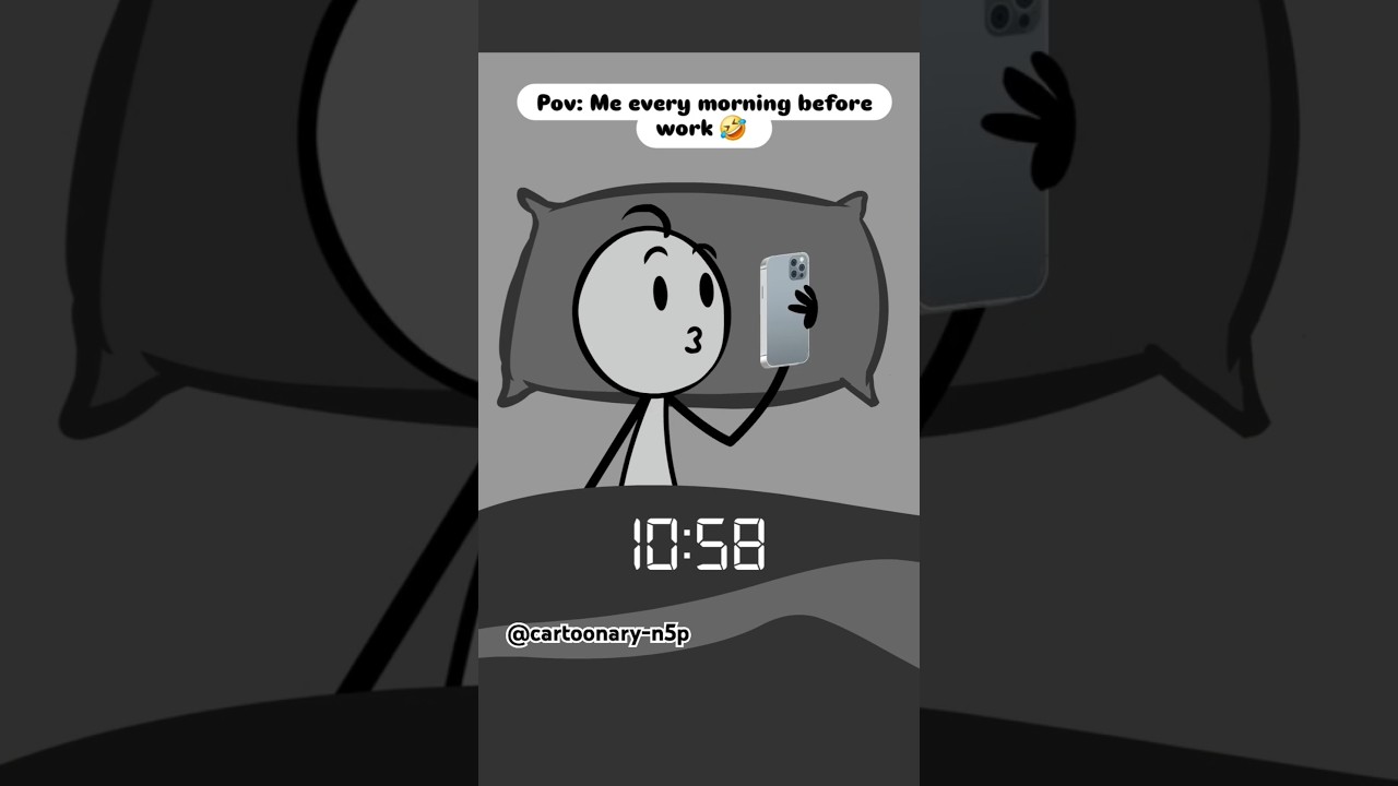 Me every morning before work.... 😂 #ytshorts #viralshorts #cartoonary-n5p