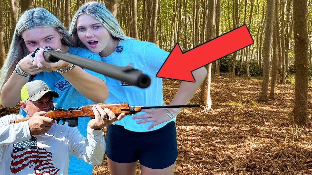 100 year old sniper rifle challenge! Twins take on Grandpa! 