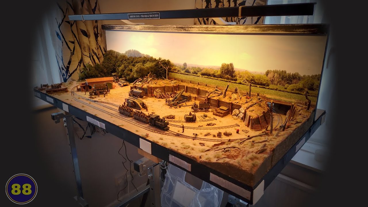 Amiens 1918 - WW1 Trench Railway - Warley National Model Railway Exhibition 26th/27th November 2022